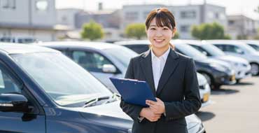 自動車販売店の従業員